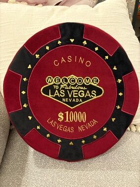 Las Vegas $10,000 Plush Poker Chip ♠️♥️♣️♦️
